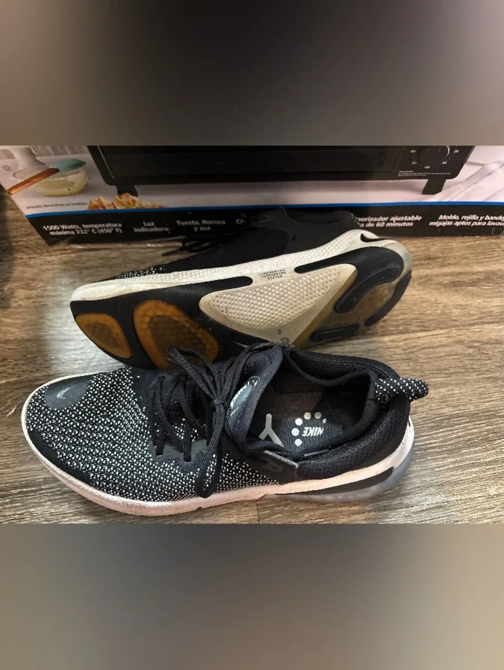 Nike Joyride Run FK Flyknit Black White men’s Sz 10 Running Shoes